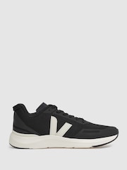 Reiss Cream/Black Impala Veja Lightweight Trainers - Image 1 of 6