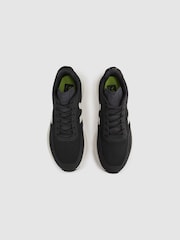 Reiss Cream/Black Impala Veja Lightweight Trainers - Image 4 of 6