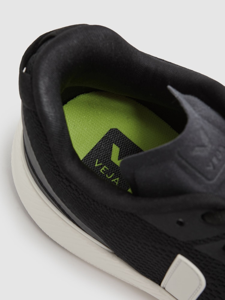 Reiss Cream/Black Impala Veja Lightweight Trainers - Image 6 of 6