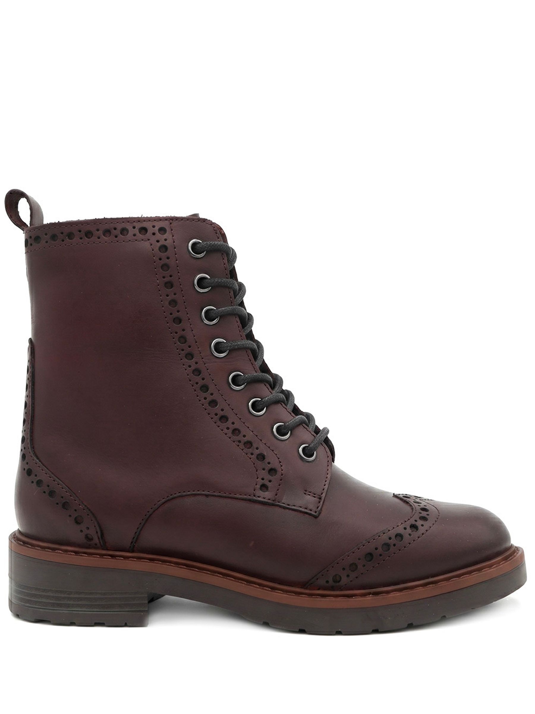 Buy Jones Bootmaker Red Noho Brogue Boots from the Next UK online shop