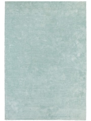 Asiatic Rugs Duck Egg Blue Milo Soft Touch Lustre Rug - Image 1 of 4