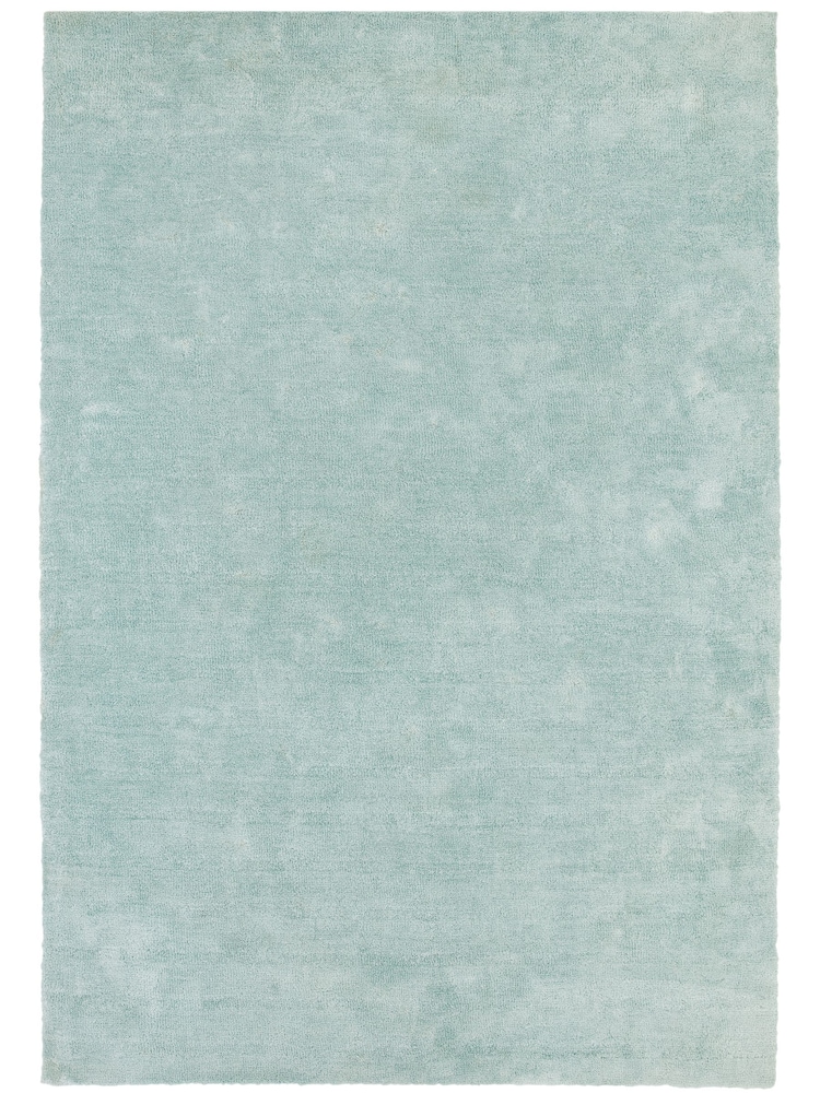 Asiatic Rugs Duck Egg Blue Milo Soft Touch Lustre Rug - Image 1 of 4