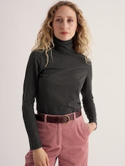 Qara - Seasalt Cornwall Landing Roll Neck Top - 5şəkildən 2 şəkil