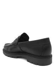 Jones Bootmaker Peregrine Chunky Leather Penny Style Shoes - Bilde 3 av 6