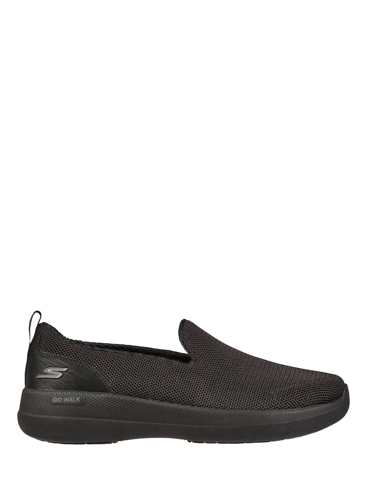 Skechers Black GO WALK Joy Deluxe Trainers - Image 1 of 4 Skechers Black GO WALK Joy Deluxe Trainers - Image 1 of 4