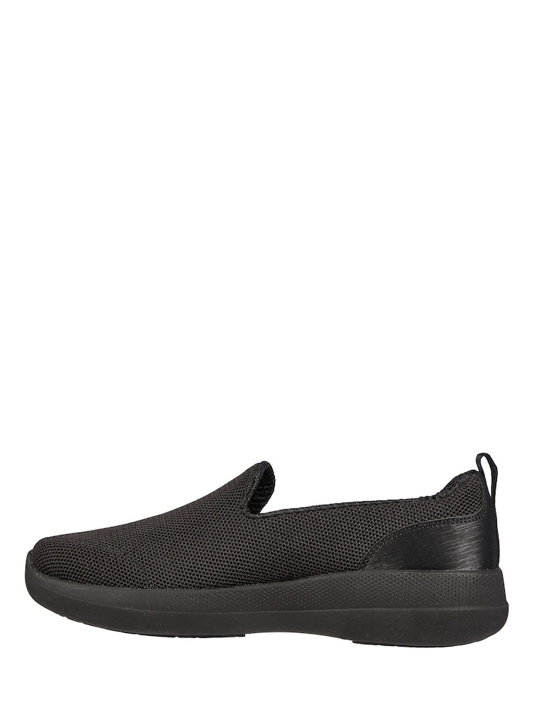 Skechers Black GO WALK Joy Deluxe Trainers - Image 2 of 4 Skechers Black GO WALK Joy Deluxe Trainers - Image 2 of 4