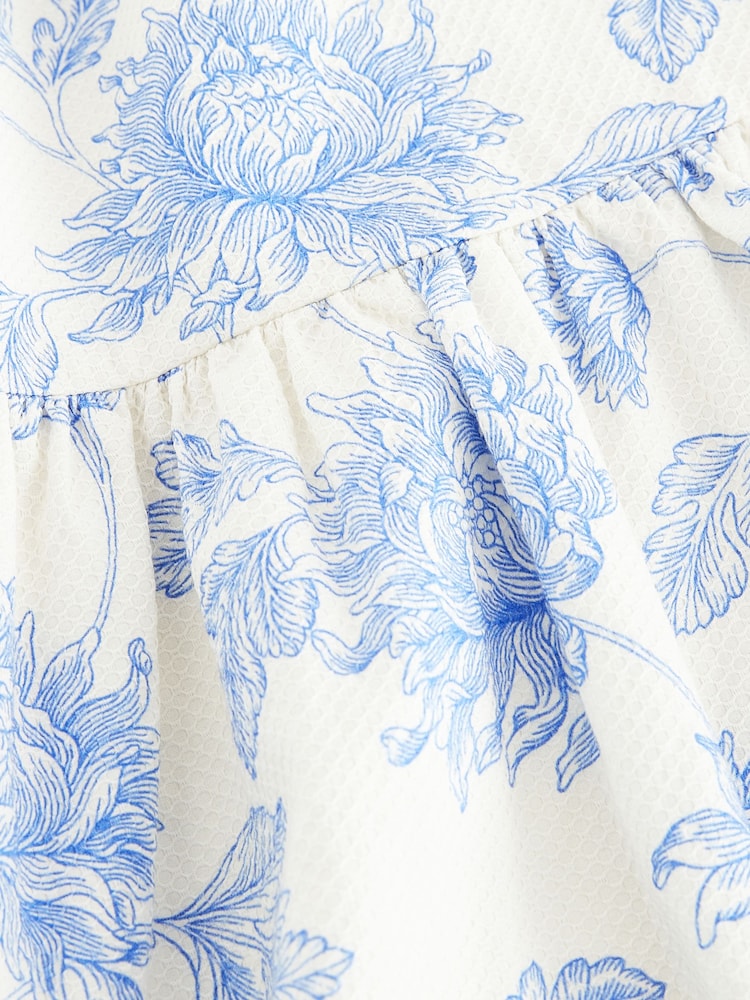 Laura Ashley Blue Stratton Midi Dress - Image 10 of 10