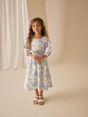 Laura Ashley Blue Stratton Midi Dress - Image 2 of 10