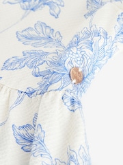 Laura Ashley Blue Stratton Midi Dress - Image 8 of 10