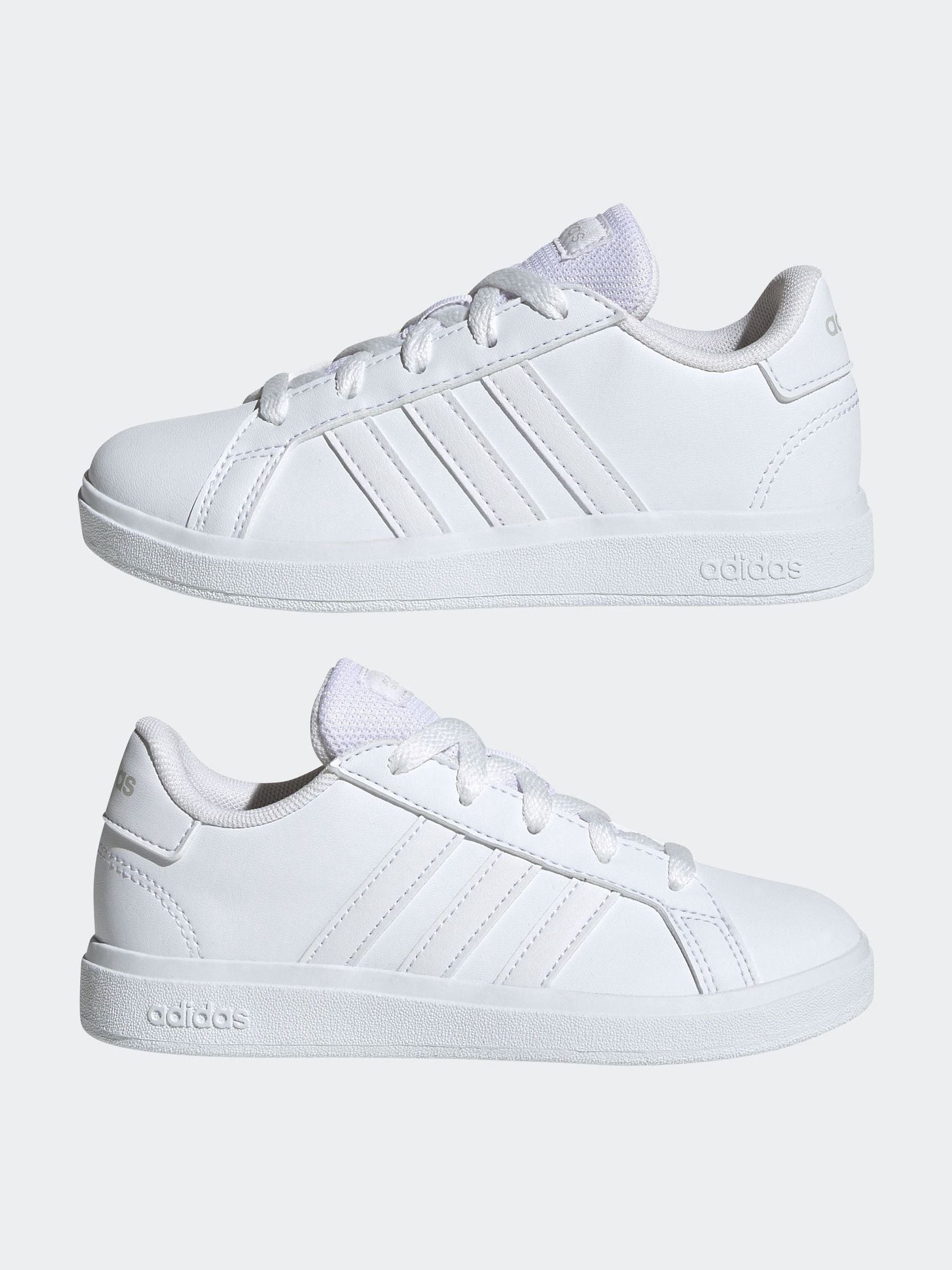 Buy adidas White Grand Court Lace Up Trainers from the Next UK online shop