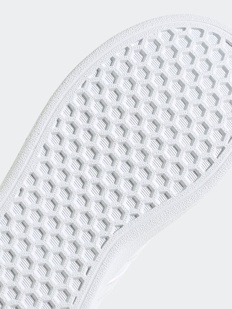 adidas White Grand Court Lace-Up Trainers - Image 8 of 8
