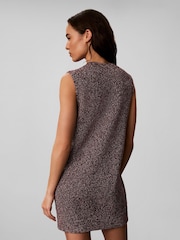 Calvin Klein Cotton Mouliné Knit Vest Dress - Bilde 2 av 6