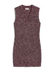 Calvin Klein Cotton Mouliné Knit Vest Dress - Bilde 6 av 6