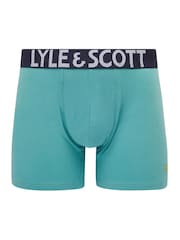 Lyle & Scott Blue Daniel Underwear Trunks 3 Pack - Image 4 of 4