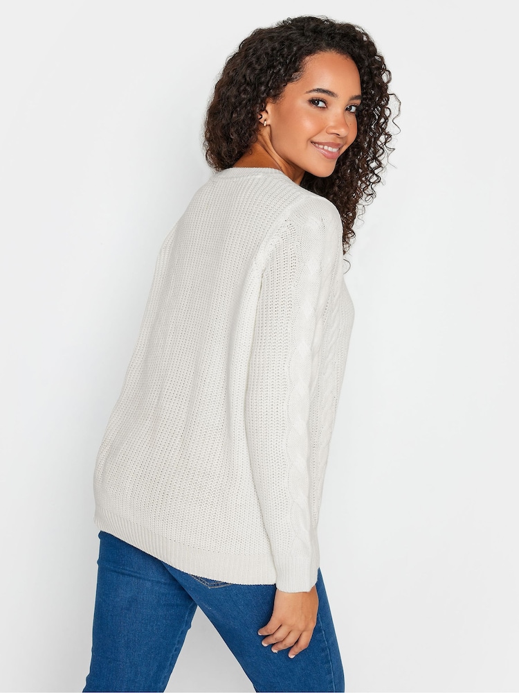 M&Co Cream Cable Jumper - Image 2 of 4
