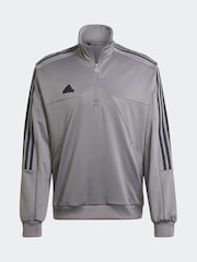 adidas Grey House of Tiro Quarter Zip Track Top - Image 7 of 7