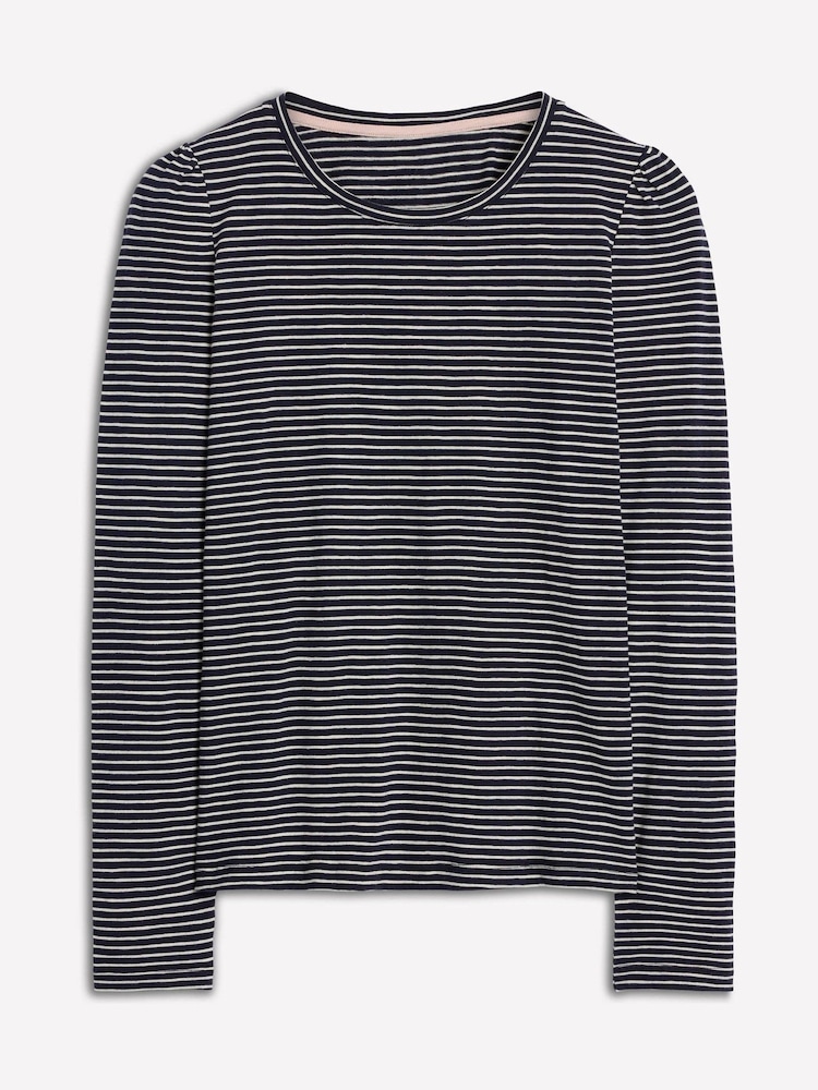 Boden Sophie Slub Long Sleeve Top - Slika 4 od 4