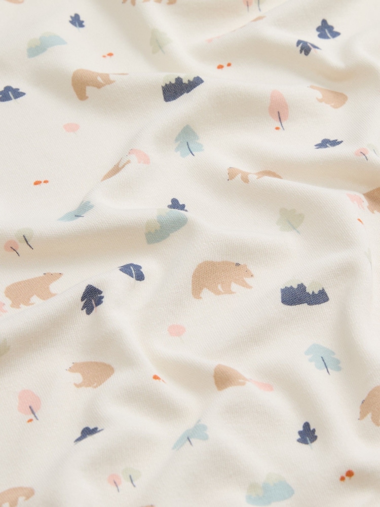 Kremowy - MORI Gentle Bear Supersoft Baby Blanket - Obraz 3 z 3 Kremowy - MORI Gentle Bear Supersoft Baby Blanket - Obraz 3 z 3