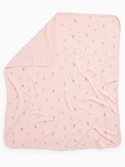 MORI Pink Supersoft Baby Blanket - Image 3 of 4