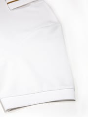 Luke 1977 White Luke 1977 Throop White Gold Zip Neck Polo Shirt - Image 7 of 7