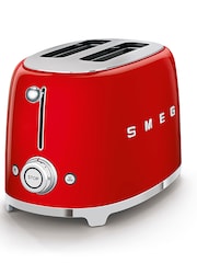 Smeg Red 2 Slice Toaster - Image 2 of 4