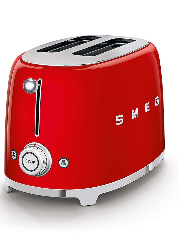 Smeg Red 2 Slice Toaster - Image 2 of 4
