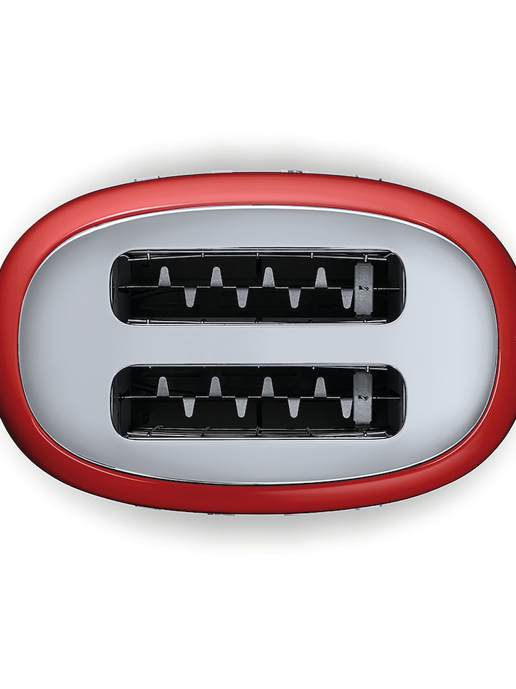 Smeg Red 2 Slice Toaster - Image 4 of 4