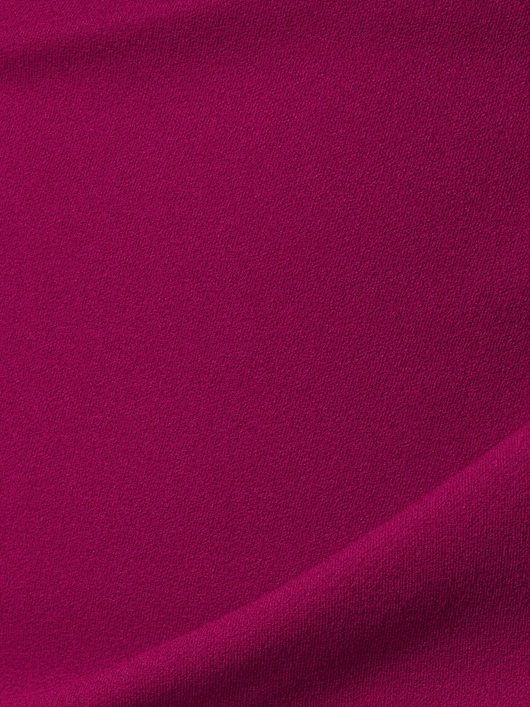 Adrianna Papell Purple Petite Pleated Bow Dress - Image 7 of 7 Adrianna Papell Purple Petite Pleated Bow Dress - Image 7 of 7