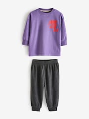 Multi Bright Varsity - Lot de 3 pyjamas oversize (9mois à10ans) - Image 7 de 11