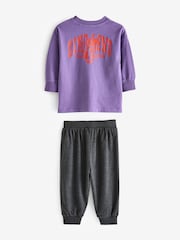 Multi Bright Varsity - Lot de 3 pyjamas oversize (9mois à10ans) - Image 8 de 11