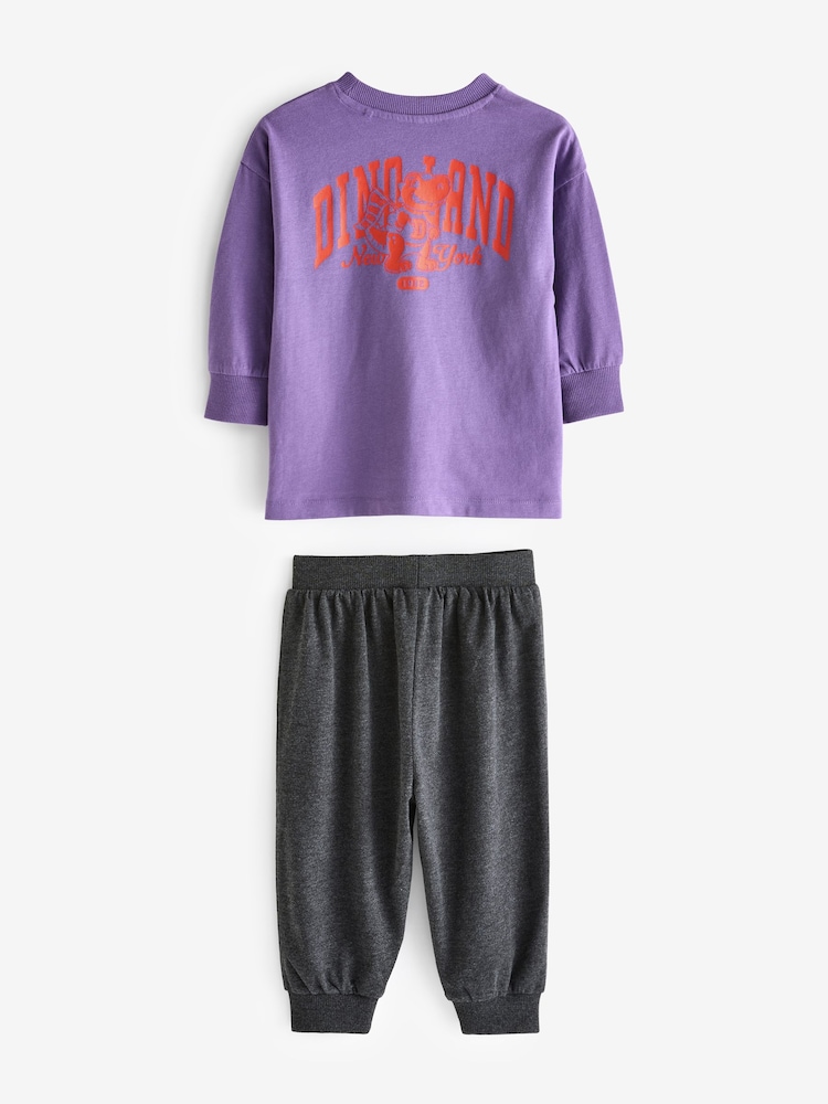 Multi Bright Varsity 3 Pack Oversized Pyjamas (9mths-10yrs) - Image 8 of 11