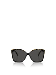 Michael Kors Malia Sonnenbrille aus Azetat, Schwarz - Bild 2 von 6