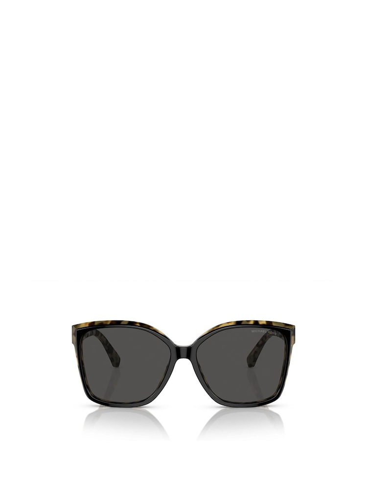 Michael Kors Malia Sonnenbrille aus Azetat, Schwarz - Bild 2 von 6