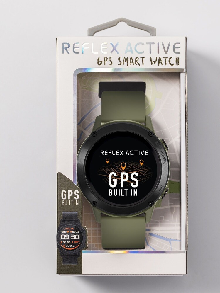Reflex Active Green Series 18 Smart Watch With Built-In GPS, Full Colour Touch Screen and up to 10 Day Battery Life - Image 5 of 5