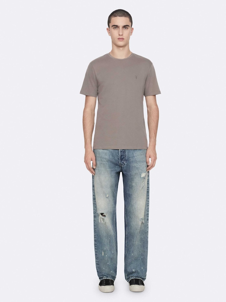 AllSaints Green Brace Short Sleeve Crew Neck T-Shirts 3 Pack - Image 2 of 8