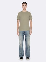 AllSaints Green Brace Short Sleeve Crew Neck T-Shirts 3 Pack - Image 4 of 8