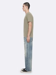 AllSaints Green Brace Short Sleeve Crew Neck T-Shirts 3 Pack - Image 8 of 8