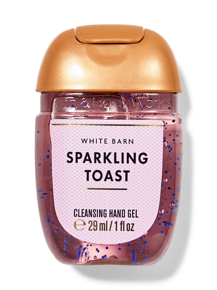 Bath & Body Works Sparkling Toast PocketBac Cleansing Hand Gel 29ml - Image 1 of 2 Bath & Body Works Sparkling Toast PocketBac Cleansing Hand Gel 29ml - Image 1 of 2