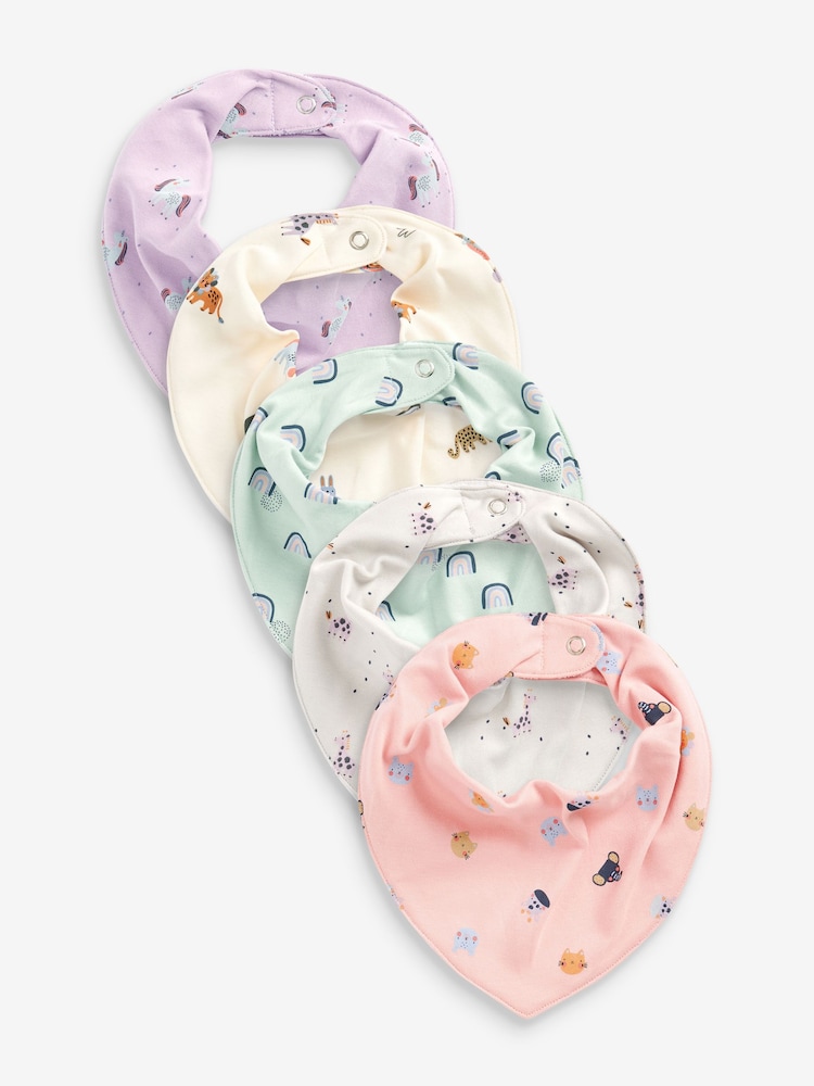 Coloris pastel - Lot100de % coton BIBS 5 - Image 1 of 6