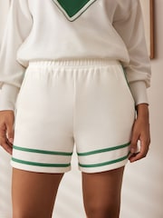 Green Stripe Tennis Shorts - Image 5 of 6