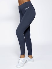 Pineapple Grey Womens Wide Waistband Leggings - Image 1 of 6