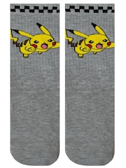 Кейіпкерлік Pokemon Пикачу және Чармандер шұлықтары 3 жиынтығы - 4суретінің 2 суреті