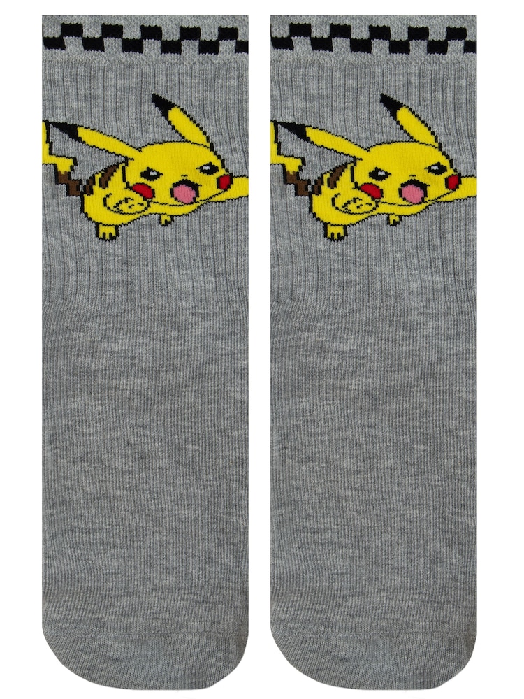Кейіпкерлік Pokemon Пикачу және Чармандер шұлықтары 3 жиынтығы - 4суретінің 2 суреті