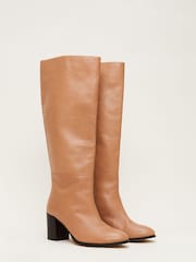 Phase Eight Black Casual Knee High Boots - Image 2 of 7