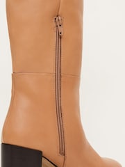 Phase Eight Black Casual Knee High Boots - Image 4 of 7