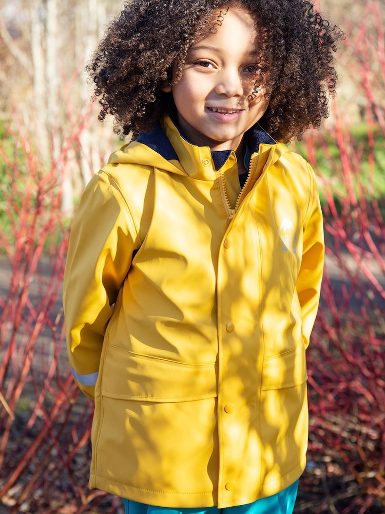 معطف أصفر مضاد للماء من Frugi - صورة 1 من 4 معطف أصفر مضاد للماء من Frugi - صورة 1 من 4