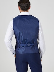 Skopes Blue Harcourt Tailored Fit Suit Waistcoat - Image 2 of 2