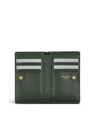 Radley London Medium Green Linden Gardens Faux Croc Effect Bifold Purse - Image 3 of 4
