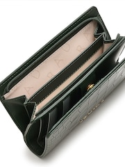 Radley London Medium Green Linden Gardens Faux Croc Effect Bifold Purse - Image 4 of 4