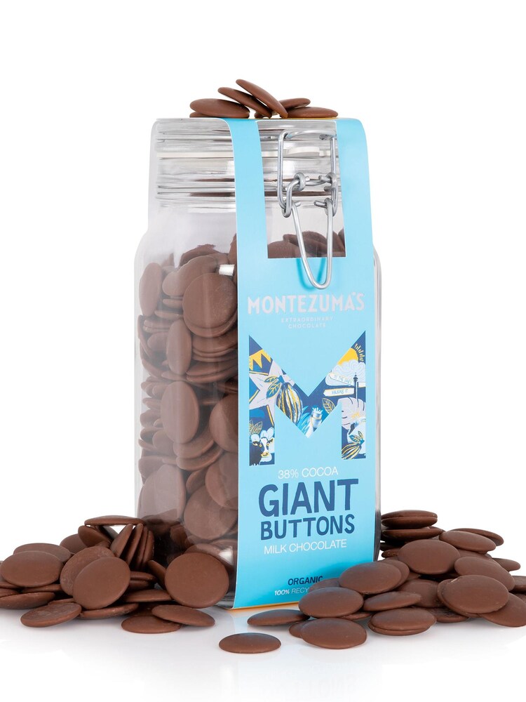 Montezuma's {Sq}S Milk Chocolate Buttons Kilner - Image 1 of 4